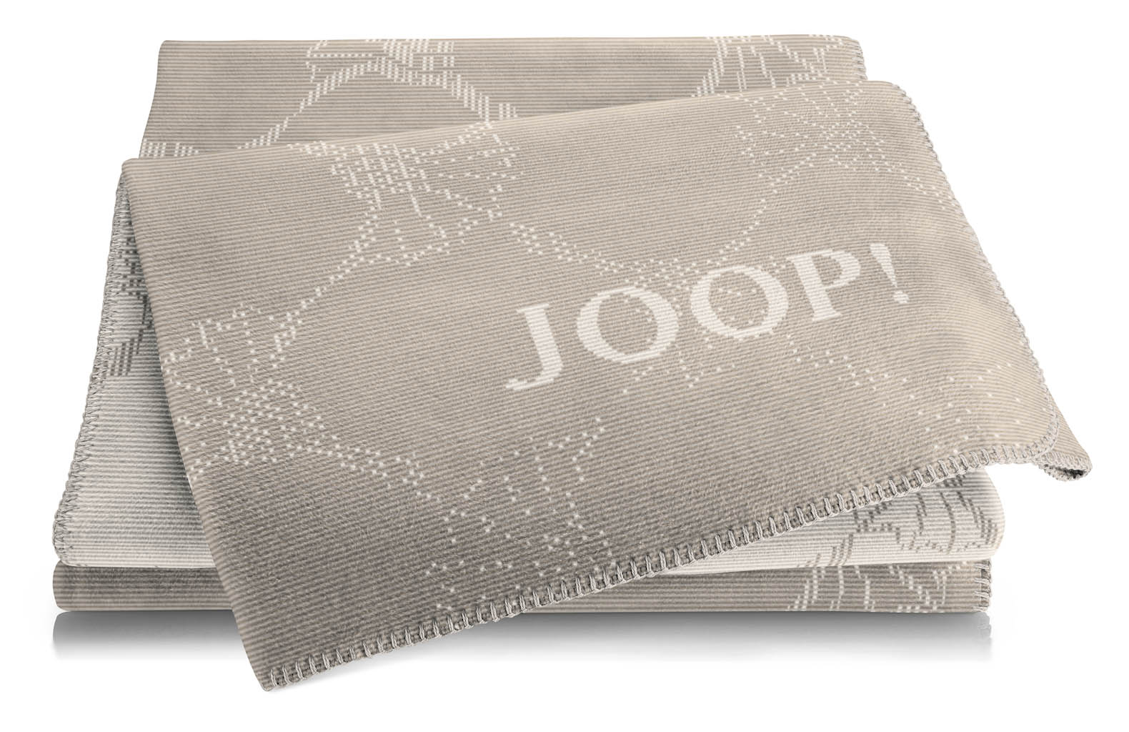 JOOP! Wohndecke CORNFLOWER Double | Peters | Mischgewebe | Wohndecken Betten Decken 